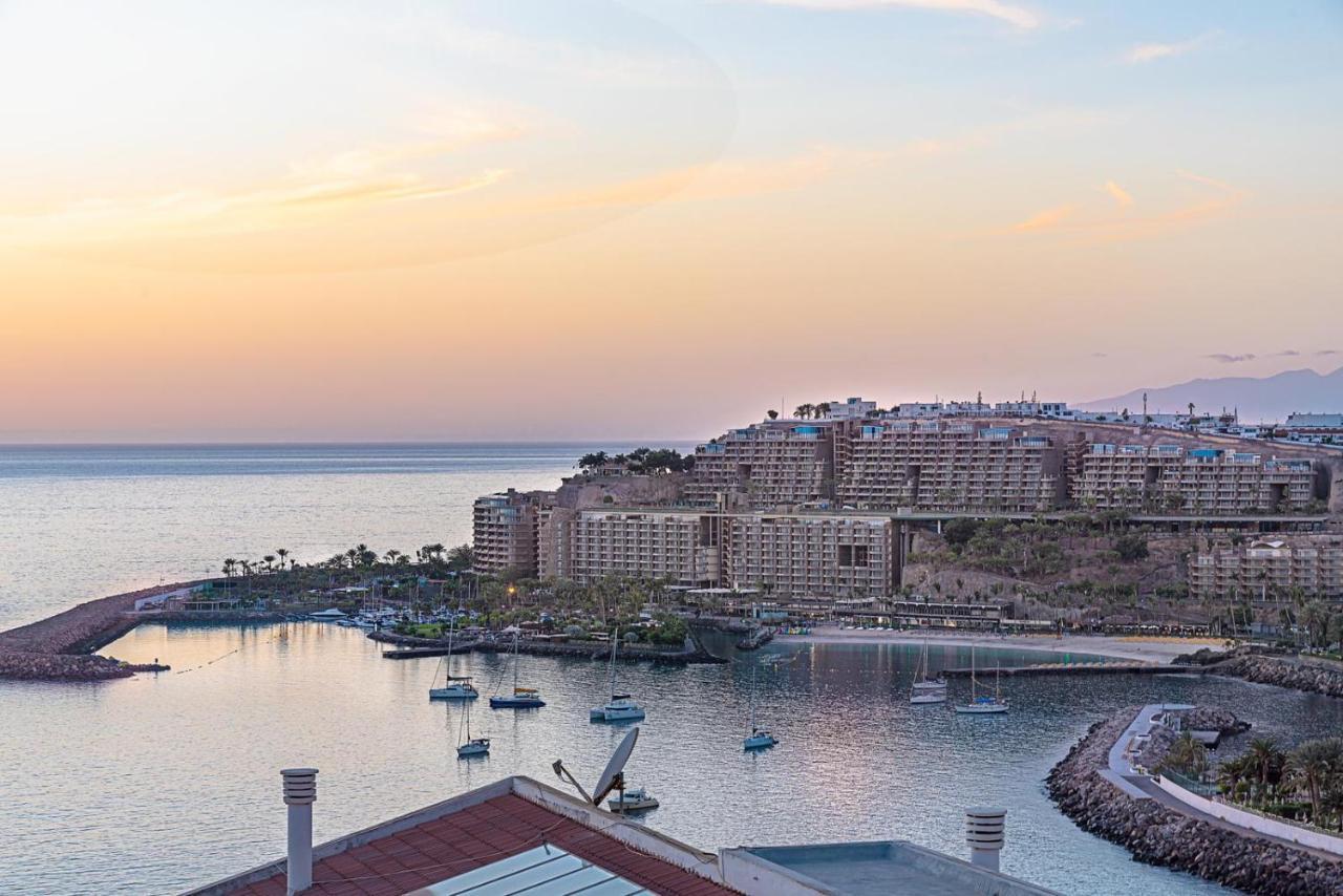 Mogan Luxury Apartment, Sea Views, Jacuzzi And Sauna. Eksteriør bilde